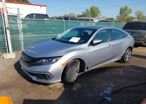 2020 Honda Civic Lx z USA, uszkodzony, nr VIN 2HGFC2F66LH547381